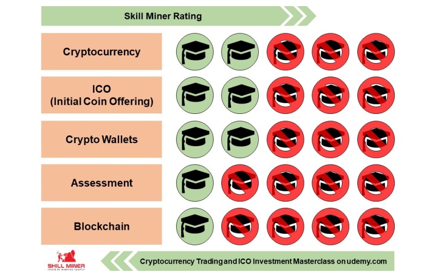 Skills Rating of Cryptocurrency Trading and ICO Investment Masterclass
